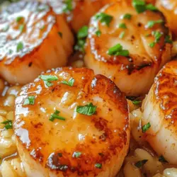 There are few dishes that evoke the same sense of culinary luxury as Brown Butter Scallops with Parmesan Risotto. This exquisite meal marries the rich, nutty flavor of brown butter with perfectly seared scallops and a creamy, decadent risotto. The combination of textures and flavors creates a dining experience that is both sophisticated and comforting, making it an ideal choice for special occasions or a cozy dinner at home.