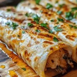 Before diving into the preparation, let’s explore the flavor profile of Cheesy Garlic Chicken Wraps. The magic of this dish lies not only in its creamy texture but also in the harmonious blend of