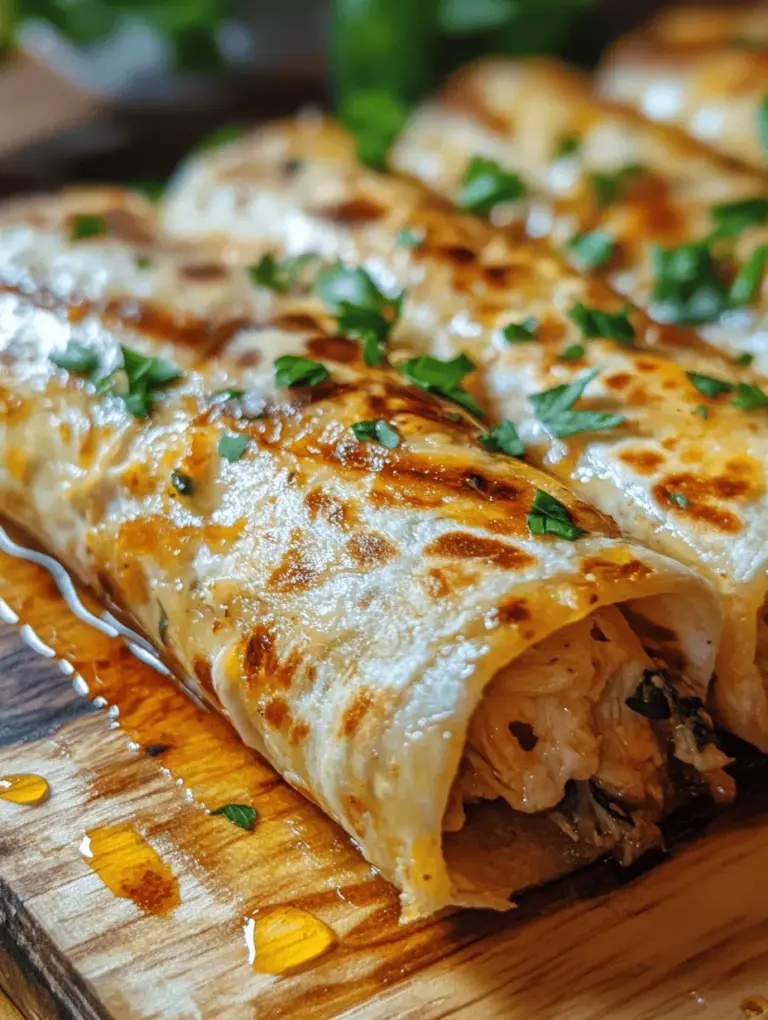 Before diving into the preparation, let’s explore the flavor profile of Cheesy Garlic Chicken Wraps. The magic of this dish lies not only in its creamy texture but also in the harmonious blend of