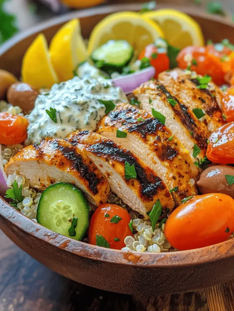 The foundation of any great dish lies in its ingredients. The Greek Chicken Bowl is a harmonious blend of flavors and textures, each component playing a crucial role in the overall experience. Here’s a closer look at the key ingredients that make this dish a standout.