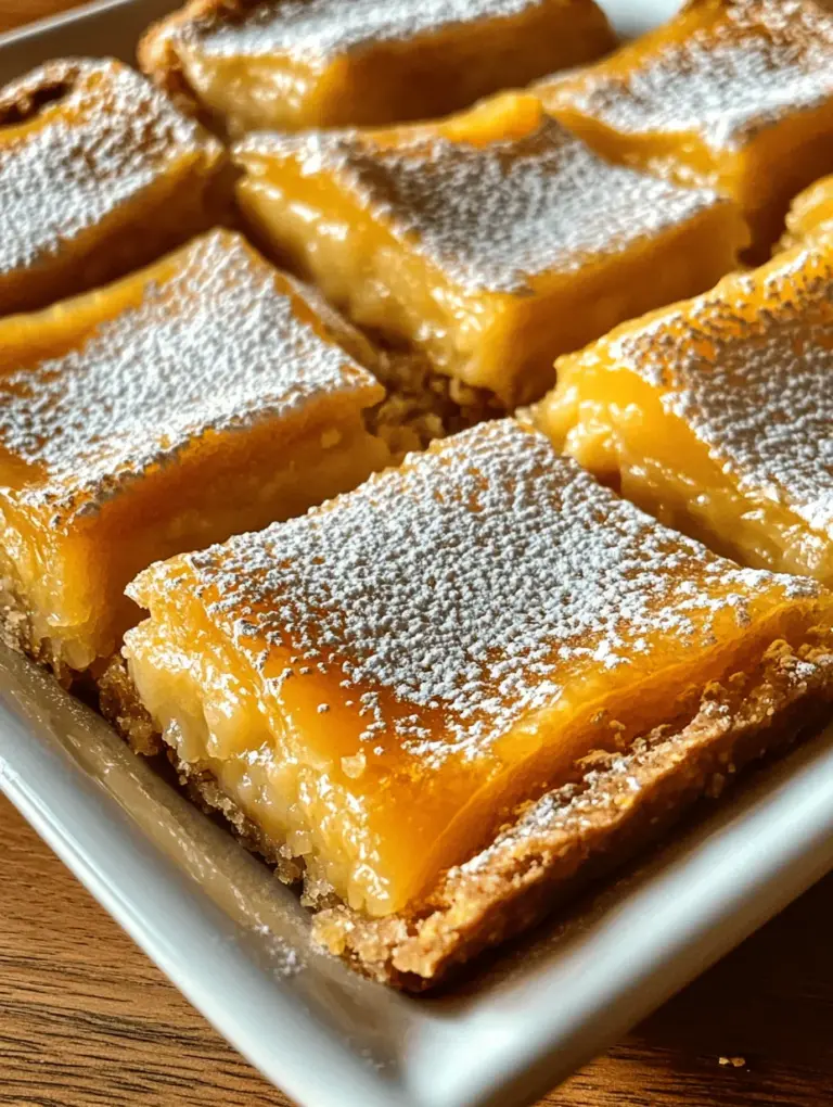 To create the perfect Zesty Lemon Bliss Bars, it’s essential to know the role each ingredient plays in achieving the desired flavor and texture. Let’s break down the components that come together to make this lemony delight.