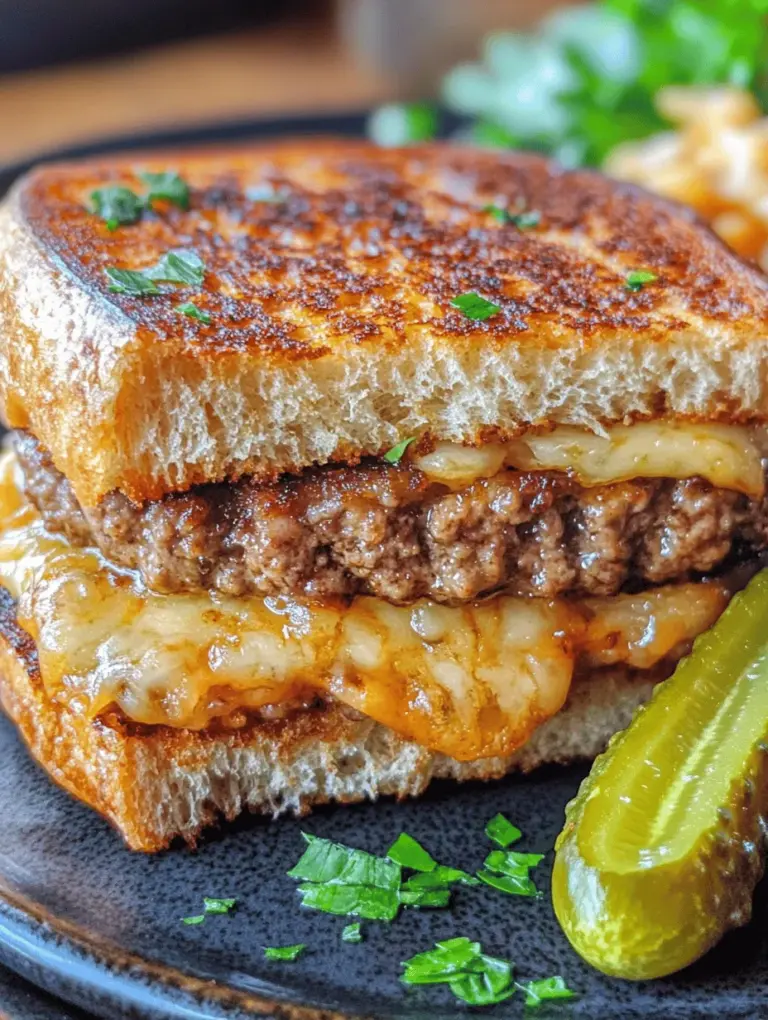 When it comes to American comfort food, few dishes evoke the same sense of nostalgia and satisfaction as the classic patty melt. This delightful sandwich combines the best elements of a juicy burger and a grilled cheese, resulting in a flavor-packed creation that’s both hearty and indulgent. The patty melt is not just a meal; it’s an experience that brings warmth to the heart and joy to the palate.