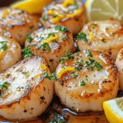 Scallops are often regarded as the crown jewel of seafood, celebrated for their delicate texture and sweet, briny flavor. These tender morsels have earned a rightful place in gourmet cooking, gracing the menus of fine dining establishments around the world. Their versatility allows them to be prepared in various ways, but nothing matches the elegance of a simple, well-executed dish. One such dish is Lemon Butter Scallops, which combines the richness of butter with the bright acidity of fresh lemon, creating a symphony of flavors that elevates the humble scallop to gourmet status.