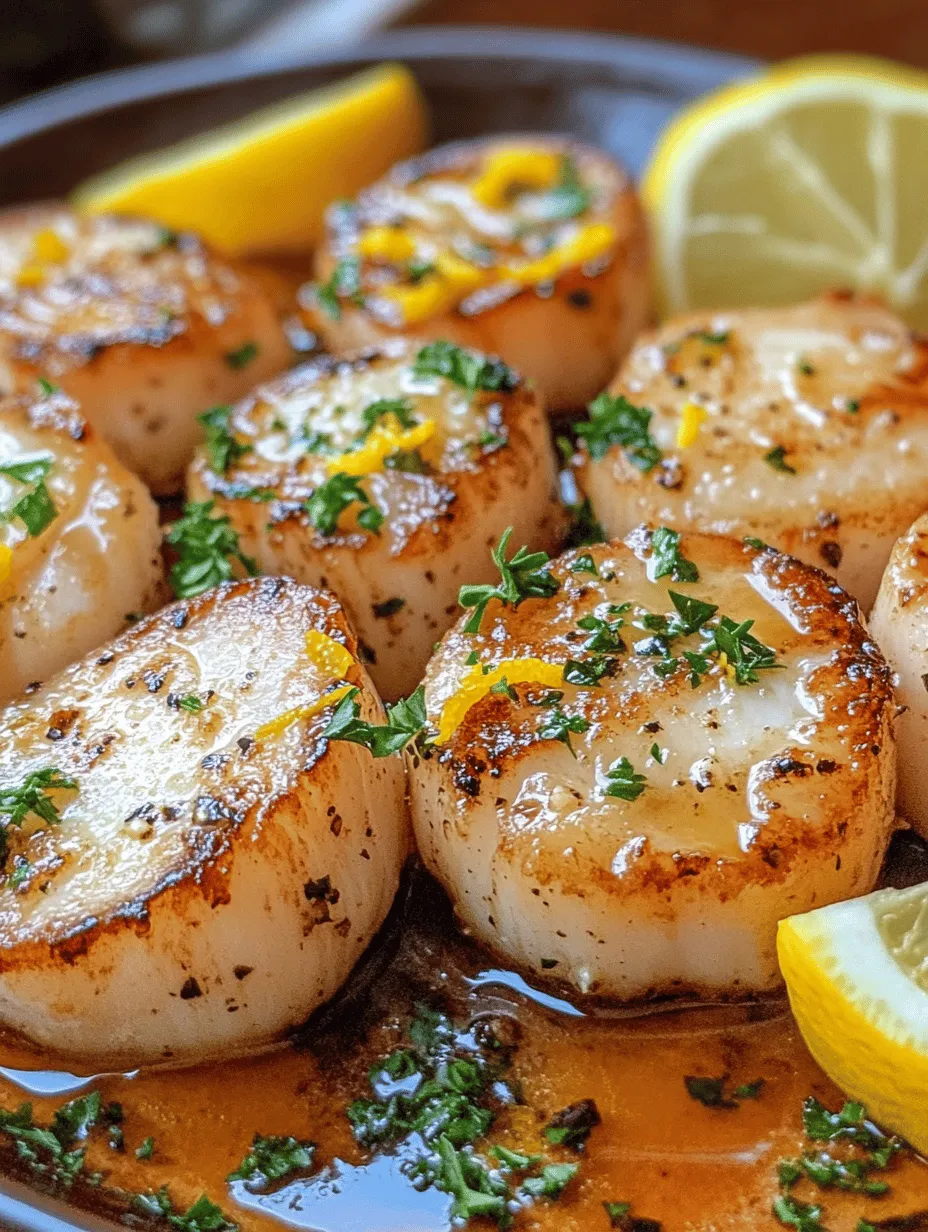 Scallops are often regarded as the crown jewel of seafood, celebrated for their delicate texture and sweet, briny flavor. These tender morsels have earned a rightful place in gourmet cooking, gracing the menus of fine dining establishments around the world. Their versatility allows them to be prepared in various ways, but nothing matches the elegance of a simple, well-executed dish. One such dish is Lemon Butter Scallops, which combines the richness of butter with the bright acidity of fresh lemon, creating a symphony of flavors that elevates the humble scallop to gourmet status.