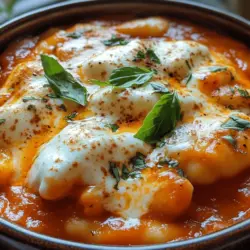 If you are seeking a dish that embodies comfort and indulgence, look no further than creamy tomato gnocchi with burrata. This delightful Italian recipe combines soft, pillowy potato gnocchi with a rich and velvety tomato sauce, delivering a dining experience that is as satisfying as it is delicious. The addition of burrata cheese elevates the dish, offering a creamy, luscious texture that melts into the tomato sauce, creating a symphony of flavors that will warm your heart and tantalize your taste buds.