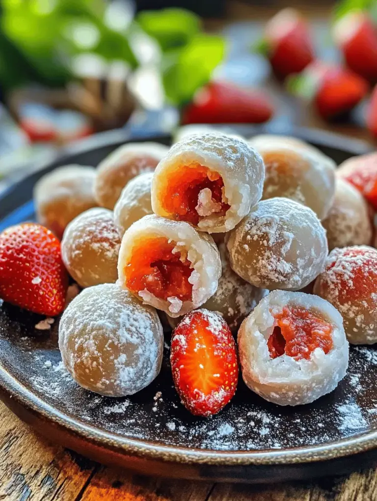 Japanese desserts are renowned for their exquisite flavors and unique textures, and among these delightful treats, Strawberry Mochi stands out as a fan favorite. This traditional Japanese confection is a harmonious blend of chewy, sweet rice cake wrapped around fresh strawberries, creating a delightful contrast of textures and flavors. With each bite, you can experience the succulent juiciness of the strawberries, perfectly complemented by the soft and chewy exterior of the mochi. In this article, we will guide you through the process of making your own Strawberry Mochi, offering insights into its cultural significance, essential ingredients, and a detailed step-by-step preparation guide.