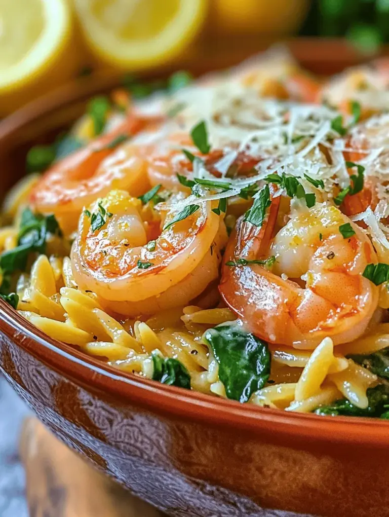 If you're searching for a vibrant and satisfying dish that harmoniously blends flavors and simplicity, look no further than Zesty One Pot Lemon Butter Orzo with Shrimp. This delightful recipe encapsulates the essence of fresh ingredients, uniting the zesty brightness of lemon with the richness of butter and the subtle sweetness of shrimp. This one-pot wonder not only promises a burst of flavor but also offers an effortlessly enjoyable cooking experience, making it a perfect meal for busy weeknights or leisurely weekends.