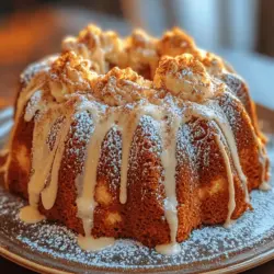 If you’re a fan of the warm, comforting flavors of classic snickerdoodle cookies, get ready to indulge in a delightful twist: the Snickerdoodle Bundt Cake. This cake captures all the beloved elements of the iconic cookie—its signature cinnamon-sugar flavor, soft texture, and irresistible sweetness—while offering a visually stunning presentation that makes it perfect for gatherings and celebrations. The popularity of Bundt cakes has skyrocketed in recent years, and for good reason; they are not only easy to make but also lend themselves to beautiful garnishes and glaze options.