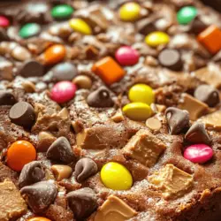 If you’re a fan of indulgent desserts, then get ready to meet your new favorite treat: Chewy REESE'S PIECES Peanut Butter Brownies. This recipe combines the rich, fudgy texture of classic brownies with the delightful crunch of REESE'S PIECES, creating a dessert that is not only visually appealing but also incredibly satisfying to eat. The pairing of creamy peanut butter and chocolate is a match made in dessert heaven, and these brownies take that combination to the next level.