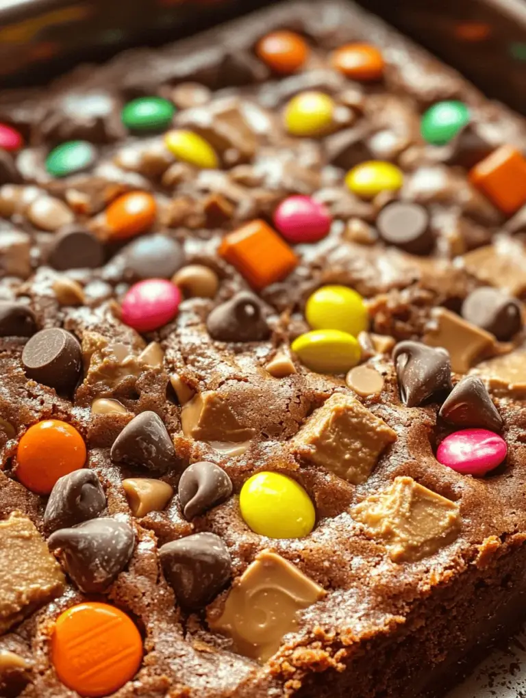 If you’re a fan of indulgent desserts, then get ready to meet your new favorite treat: Chewy REESE'S PIECES Peanut Butter Brownies. This recipe combines the rich, fudgy texture of classic brownies with the delightful crunch of REESE'S PIECES, creating a dessert that is not only visually appealing but also incredibly satisfying to eat. The pairing of creamy peanut butter and chocolate is a match made in dessert heaven, and these brownies take that combination to the next level.