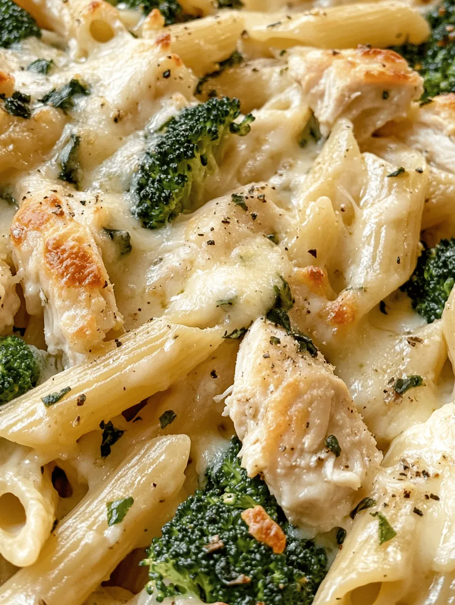 Garlic Parmesan Chicken Pasta Bake is the epitome of comfort food, perfect for families and gatherings alike. This dish combines tender pasta, succulent chicken, and a medley of fresh vegetables, all enveloped in a creamy, savory sauce topped with golden, melted cheese. It’s not just a meal; it's a warm hug on a plate that brings everyone together around the dinner table.