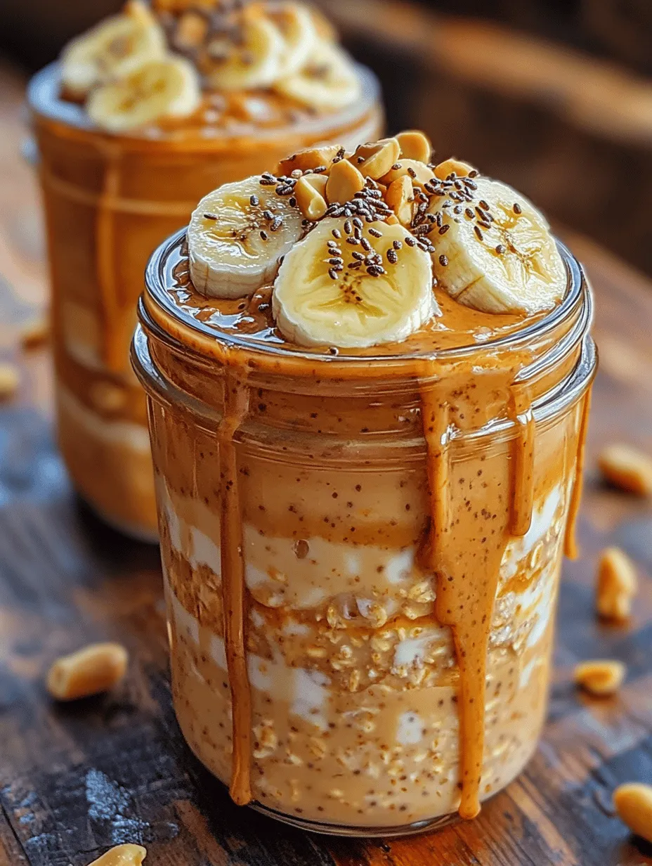 The success of any recipe lies in its ingredients. For Peanut Butter Banana Bliss Overnight Oats, each component plays a crucial role in delivering not only flavor but also nutrition. Let's explore the core components of this delicious breakfast dish: