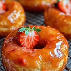 Welcome to the exquisite world of French crullers, a delightful pastry that captivates the senses with its light, airy texture and sweet, indulgent glaze. These heavenly treats are a staple in many bakeries worldwide, known for their unique shape and delicate bite. The star of our recipe today is the Strawberry Glazed French Cruller, which takes this classic pastry to new heights by incorporating a vibrant and fruity glaze that infuses each bite with the essence of fresh strawberries.