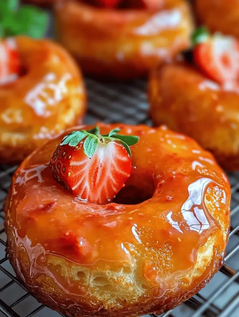 Welcome to the exquisite world of French crullers, a delightful pastry that captivates the senses with its light, airy texture and sweet, indulgent glaze. These heavenly treats are a staple in many bakeries worldwide, known for their unique shape and delicate bite. The star of our recipe today is the Strawberry Glazed French Cruller, which takes this classic pastry to new heights by incorporating a vibrant and fruity glaze that infuses each bite with the essence of fresh strawberries.