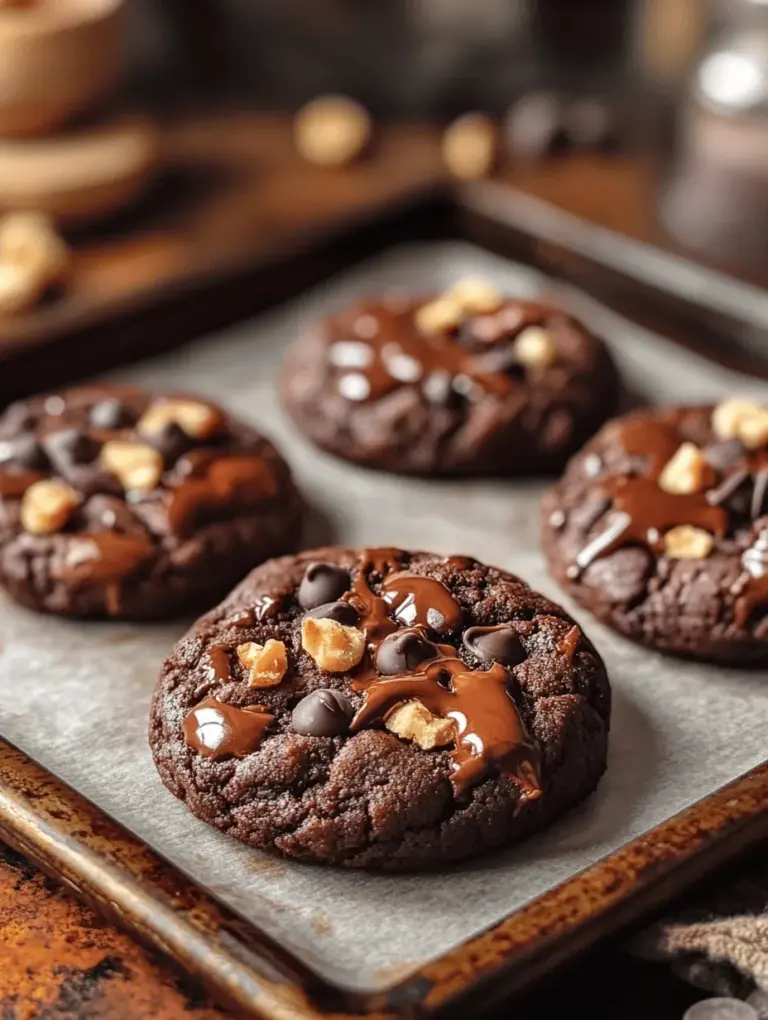 Brownie Bliss Cookies are the epitome of culinary creativity, combining two beloved desserts into one extraordinary treat. The texture of these cookies is a harmonious blend of fudgy and chewy, reminiscent of a classic brownie, while still offering the satisfying crunch of a cookie. When you bite into a Brownie Bliss Cookie, you experience a delightful contrast: the exterior is slightly crisp, while the interior is soft and gooey, providing an indulgent experience that keeps you reaching for more.