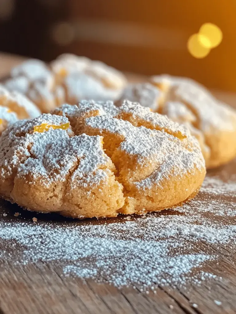 To make delectable Zesty Lemon Crinkle Cookies, it’s essential to understand the role of each ingredient in the recipe. Here’s a closer look at the key components that contribute to the cookies’ delightful taste and texture: