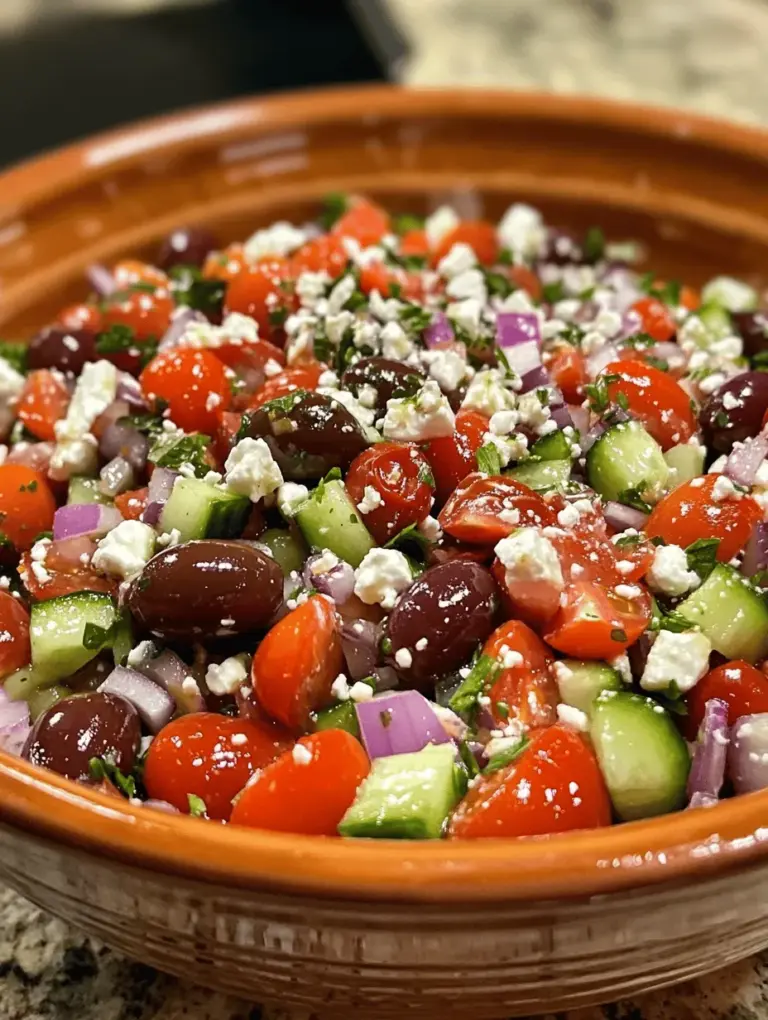 Discover the vibrant and refreshing flavors of the Mediterranean with this easy Greek Salad recipe. Perfect for warm weather gatherings or as a light meal, this salad is not only quick to prepare but also packed with nutrients. Featuring fresh vegetables, briny Kalamata olives, and creamy feta cheese, each bite is a celebration of wholesome ingredients. In this article, we will explore the origins of Greek Salad, its health benefits, and provide a detailed guide on how to create this delightful dish.