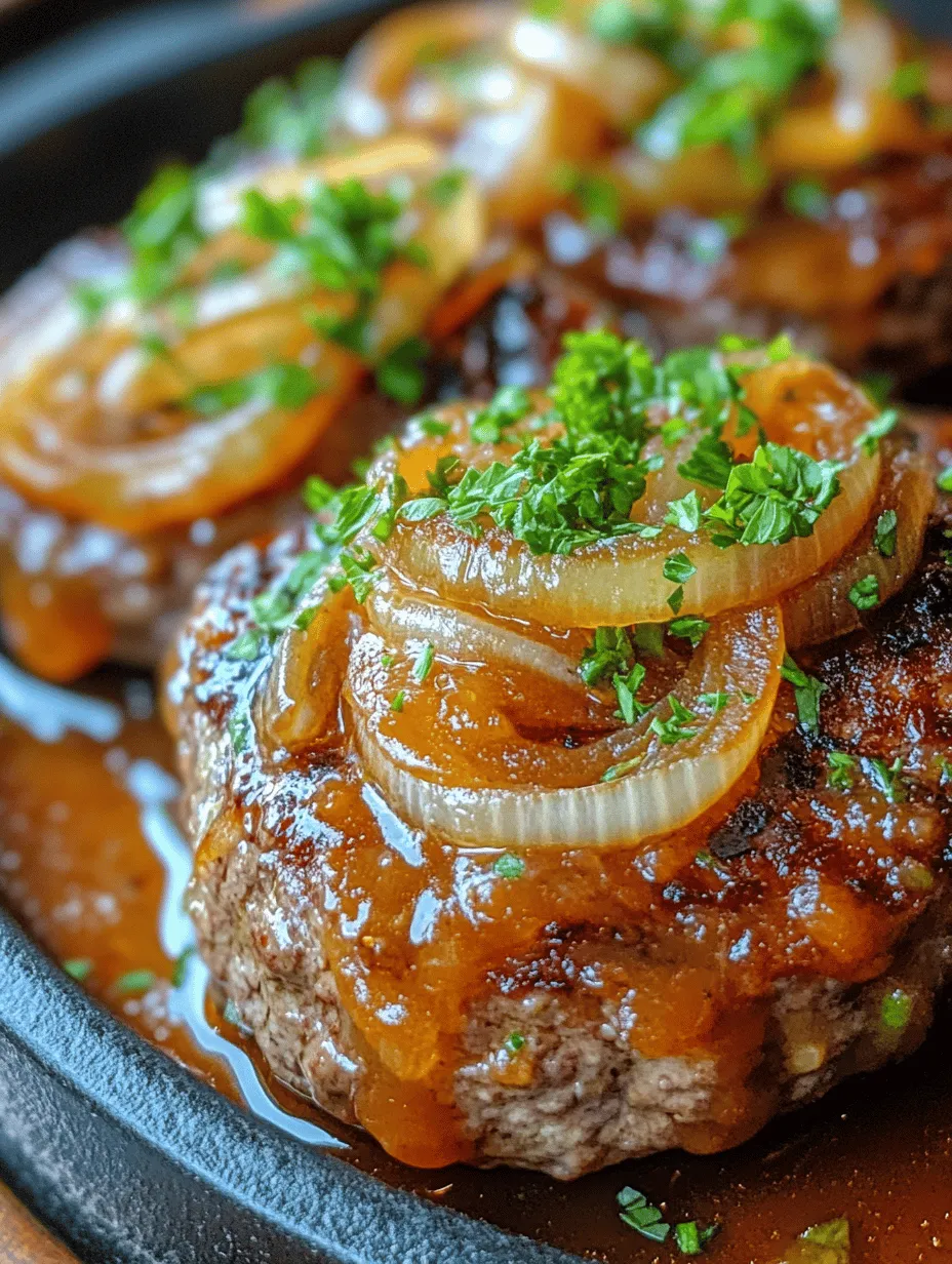 When it comes to comfort food, few dishes evoke the same warm nostalgia as classic hamburger steak with savory onion gravy. This hearty meal, with its roots deeply entrenched in American culinary tradition, offers a delightful blend of flavors that appeals to both young and old alike. Whether it's a weeknight dinner or a special family gathering, hamburger steak is sure to bring smiles to the dinner table.