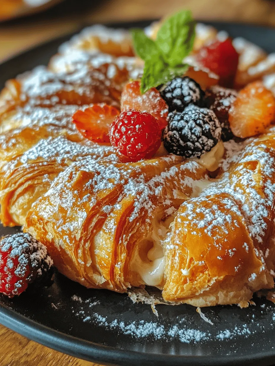 Flaky Breakfast Cheese Danish Recipe