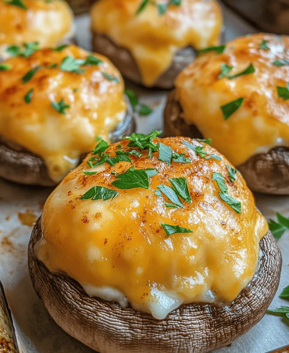 Stuffed mushrooms are a beloved appetizer that has graced tables around the world, showcasing a delightful combination of flavors and textures that can satisfy even the most discerning palate. These little bites are not just a treat for the taste buds; they are a versatile addition to any gathering, from casual family dinners to elegant cocktail parties. Their popularity is no surprise, as they can be filled with a variety of ingredients, allowing for creativity and personalization in each recipe.