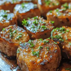 To create the perfect Garlic Pork Bites, it's crucial to understand the role of each ingredient in the recipe. Here’s a closer look at the main components that contribute to the dish’s vibrant flavors and health benefits: