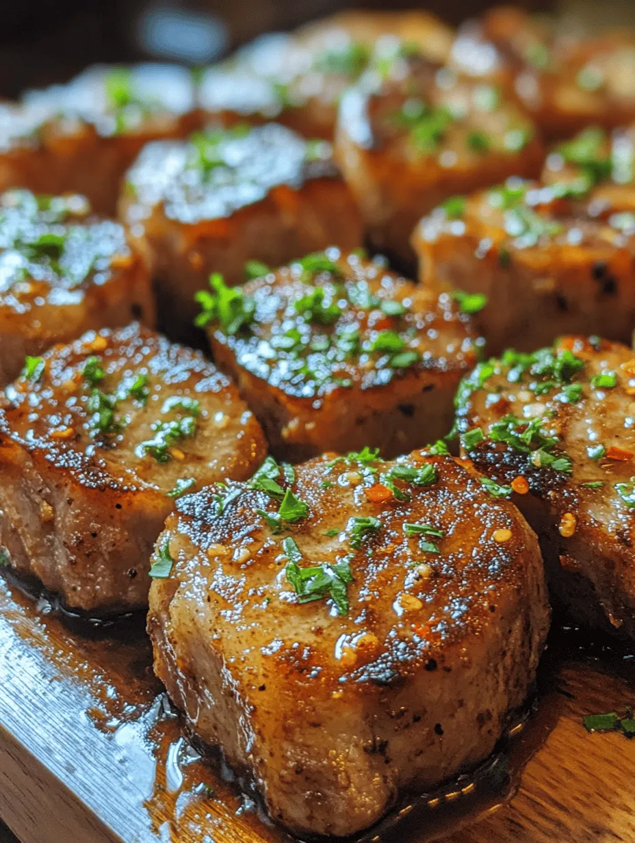 To create the perfect Garlic Pork Bites, it's crucial to understand the role of each ingredient in the recipe. Here’s a closer look at the main components that contribute to the dish’s vibrant flavors and health benefits: