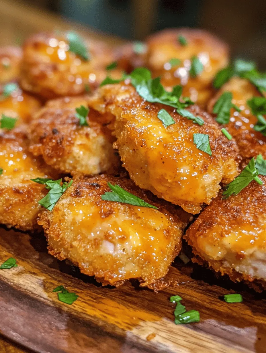 Chicken bites have soared in popularity, becoming a beloved staple across kitchens and restaurants alike. Their versatility makes them suitable for various occasions, from casual snacks to elegant appetizers, and even as a part of a main course. Among the myriad of chicken bite recipes, Crispy Bang Bang Chicken Bites stand out due to their tantalizing flavor and delightful crunch. This dish is not only an exciting addition to any menu but also a crowd-pleaser, making it perfect for gatherings, family dinners, or even a cozy night in.