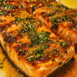 The foundation of any great dish lies in its ingredients. For our Salmon Delight with Garlic Lemon Butter Sauce, we focus on high-quality components that work harmoniously together.