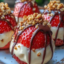 If you're seeking a dessert that perfectly balances delectable flavors with stunning presentation, look no further than cheesecake stuffed strawberries. This delightful treat combines the natural sweetness of juicy strawberries with a rich, creamy cheesecake filling, making it an irresistible option for dessert lovers of all ages. Cheesecake stuffed strawberries not only capture the essence of indulgence but also serve as a feast for the eyes, making them an ideal centerpiece for any gathering.