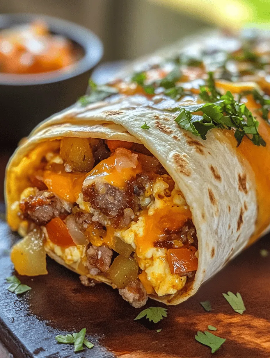 A breakfast burrito is essentially a flour tortilla stuffed with a delightful mix of breakfast ingredients. The classic components typically include scrambled eggs, cheese, meats such as bacon or sausage, and various vegetables. The beauty of a breakfast burrito lies in its adaptability; you can customize it with your favorite ingredients, making it a versatile option for any morning.