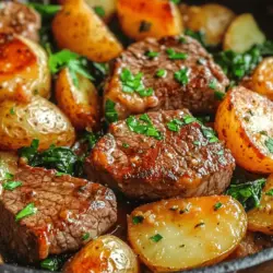 To create a dish as flavorful as the Sizzling Garlic Butter Steak & Potatoes Skillet, it’s essential to understand the role of each ingredient. Let’s take a closer look at the key components that contribute to its deliciousness.