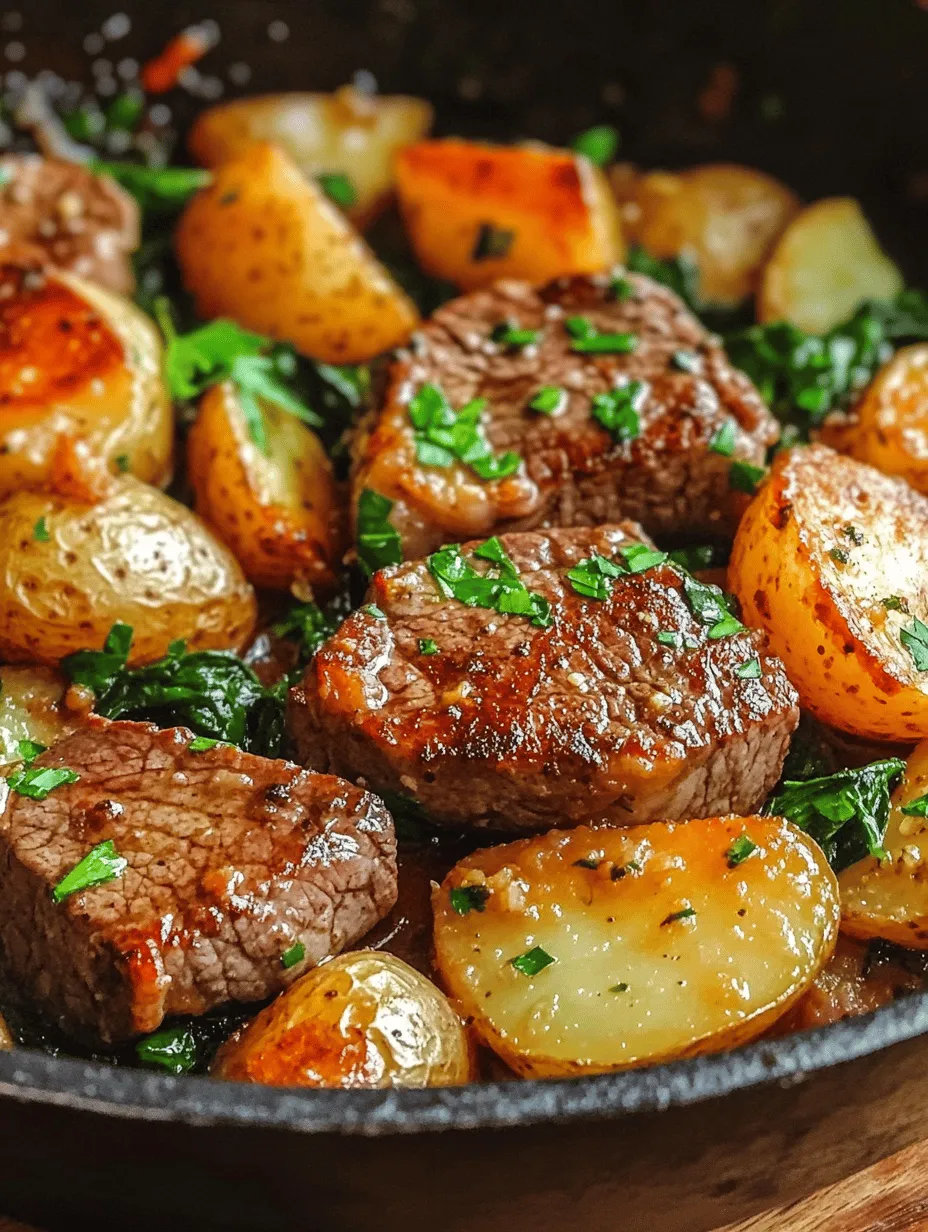 To create a dish as flavorful as the Sizzling Garlic Butter Steak & Potatoes Skillet, it’s essential to understand the role of each ingredient. Let’s take a closer look at the key components that contribute to its deliciousness.