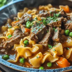 In our busy lives, finding the perfect meal that’s both quick and satisfying can feel like a daunting task. Enter the Savory Stovetop Beef & Noodles Delight. This dish not only delivers on flavor but also embraces the essence of comfort food that warms the soul. It's a one-pot wonder that combines tender beef, hearty noodles, and a medley of vegetables, all enveloped in a rich and savory broth that beckons for seconds.