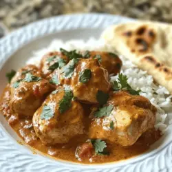 Stovetop Butter Chicken Delight is a warm and inviting dish that encapsulates the alluring flavors of Indian cuisine. Known for its rich, creamy sauce and tender pieces of chicken, this dish has gained immense popularity not only in India but also across the globe, delighting the palates of food lovers everywhere. The beauty of Butter Chicken lies in its simplicity; it is easy to prepare, making it an ideal option for busy weeknights or festive gatherings. The comforting aroma that wafts through your kitchen as it cooks is enough to entice anyone to the dinner table.