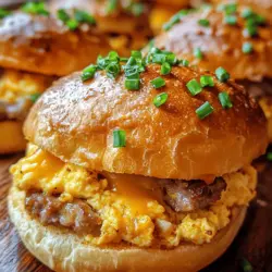 Breakfast is often heralded as the most important meal of the day, and what better way to kick-start your morning than with delightful breakfast sliders? These mini sandwiches offer a perfect blend of convenience and taste, making them an ideal choice for busy weekdays or leisurely weekend brunches. With their bite-sized nature and a variety of flavors and textures, breakfast sliders have become a favorite among families and friends alike.