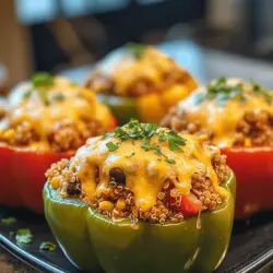 Savory stuffed bell peppers have become a beloved dish in many households, offering a delightful and nutritious meal option that is both satisfying and versatile. This vibrant dish, featuring colorful bell peppers filled with a hearty mixture of grains, proteins, and spices, not only tantalizes the taste buds but also packs a nutritional punch. Bell peppers, with their sweet and crisp texture, serve as the perfect vessel for an array of fillings, making them a popular choice for those seeking a comforting yet healthy meal.