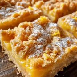 One of the key attractions of lemon crumb bars is their ability to strike a perfect balance between sweetness and tartness. The sweetness of the crumbly base and topping complements the zesty lemon filling, creating a harmonious flavor profile that is both refreshing and satisfying. This duality allows lemon crumb bars to tantalize the palate, making them a favorite for those who appreciate desserts that are not overly sweet.