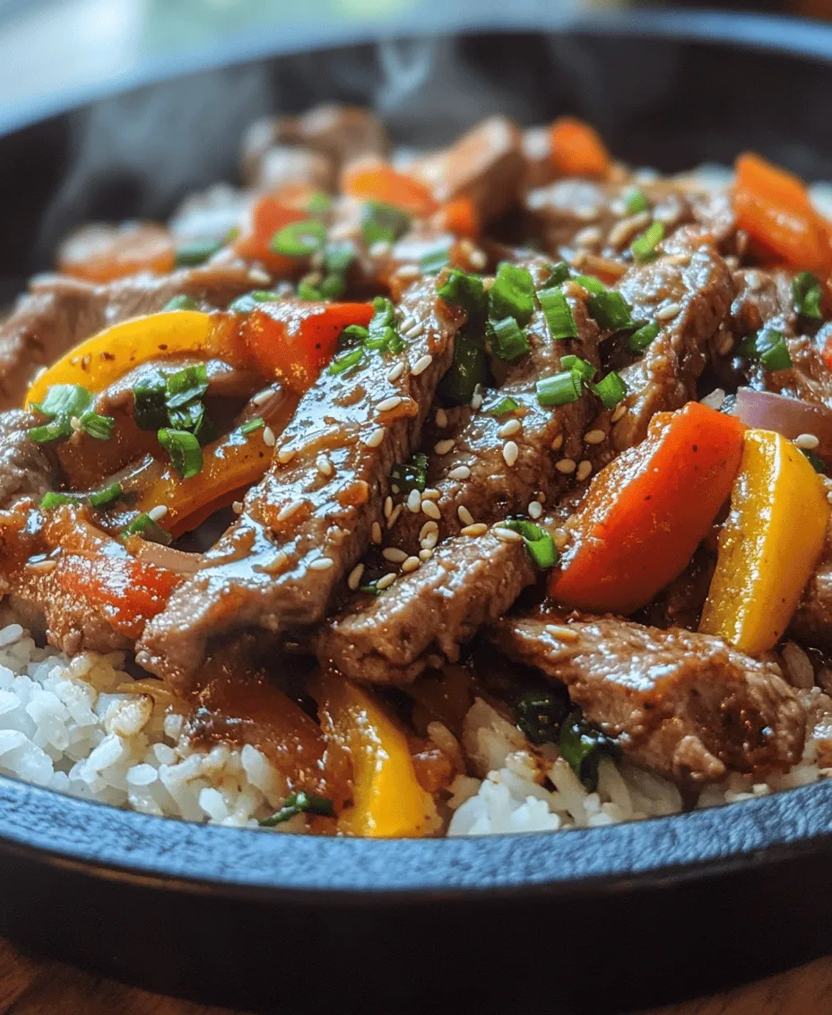 If you’re looking for a dish that delivers a punch of flavor while being quick to prepare, look no further than Sizzling Pepper Steak Delight. This vibrant and aromatic meal combines tender beef with a medley of colorful bell peppers and onions, all brought to life with a tantalizing blend of sauces. Not only is it a feast for the senses, but it also embodies the essence of home-cooked comfort food, making it a beloved choice in many households.