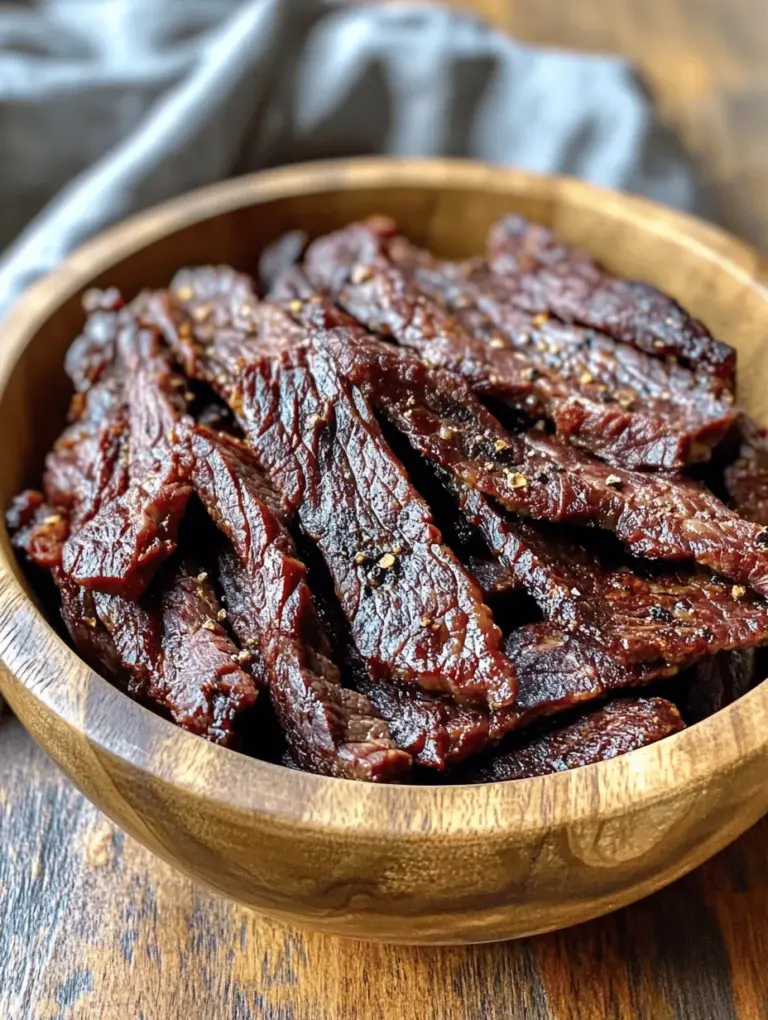 Beef jerky has long been celebrated as a popular snack choice, cherished for its rich flavors and chewy texture. It’s a versatile treat, perfect for hiking, road trips, or simply as a satisfying snack at home. With the rise of home cooking and a growing interest in healthier options, many people are now turning to homemade beef jerky. Not only does making jerky at home allow you to control the ingredients and flavors, but it also offers a fun and rewarding cooking experience. The Ultimate Air Fryer Beef Jerky Recipe takes this beloved snack to new heights, combining ease of preparation with mouthwatering taste.