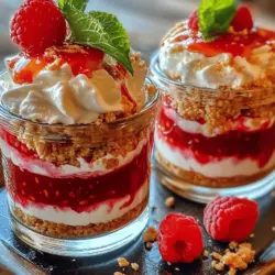 The magic of Raspberry Cheesecake Parfaits lies in their carefully selected ingredients. Each component plays a crucial role in achieving the perfect balance of flavor and texture, ensuring that every spoonful is a delightful experience. Let's delve into the essential ingredients that make these parfaits truly special: