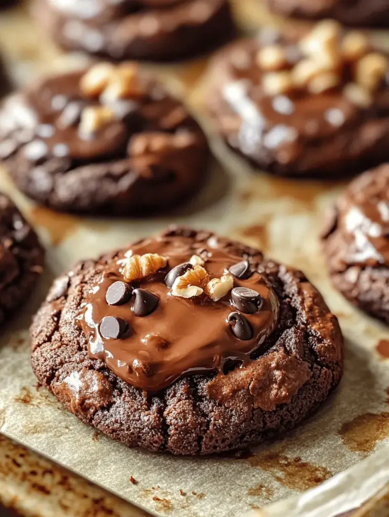 At the heart of any fudgy chocolate treat are the chocolate chips, and for these cookies, semi-sweet chocolate chips are the star of the show. These chips melt beautifully during baking, providing that rich chocolate flavor that defines a brownie. The gooey pockets of melted chocolate in each bite elevate the cookie experience to new heights.