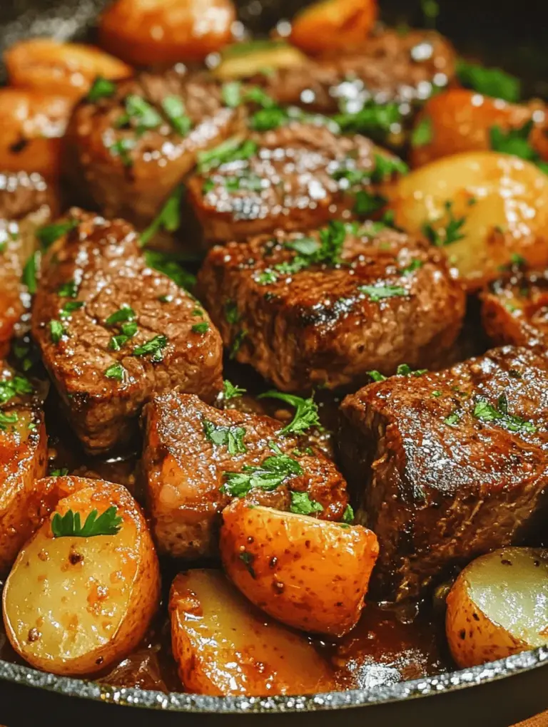 To create a truly memorable Sizzling Garlic Butter Steak and Potatoes Skillet, it’s essential to choose high-quality ingredients that complement each other beautifully. Here’s a breakdown of the key components that make this dish so irresistible.