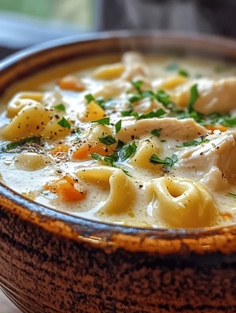 The foundation of any great recipe lies in its ingredients. The unique combination of flavors and textures in this soup begins with several key components that work harmoniously to create a deliciously creamy dish. Let’s break down each element that contributes to the comforting essence of Creamy Chicken Alfredo Tortellini Soup.