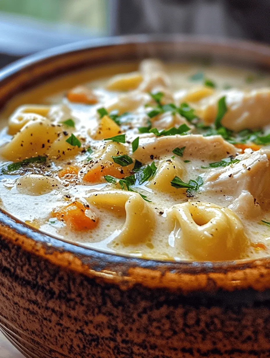 The foundation of any great recipe lies in its ingredients. The unique combination of flavors and textures in this soup begins with several key components that work harmoniously to create a deliciously creamy dish. Let’s break down each element that contributes to the comforting essence of Creamy Chicken Alfredo Tortellini Soup.