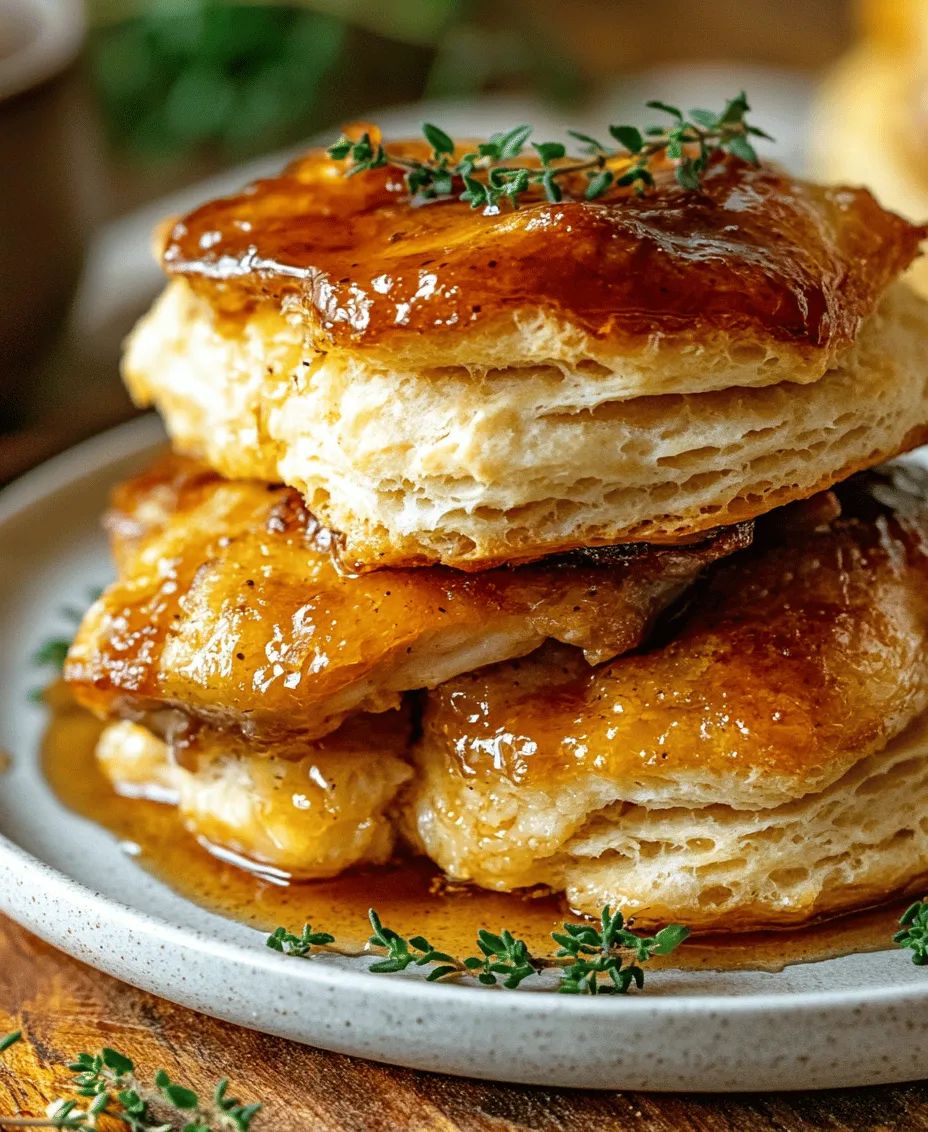 If you're looking to elevate your comfort food game, look no further than Sweet & Spicy Delight: Hot Honey Chicken Biscuits. This recipe combines the warmth and heartiness of freshly baked biscuits with the irresistible flavor of crispy chicken thighs, all drizzled with a sweet and spicy hot honey sauce. The appeal of this dish lies not only in its bold flavor profile but also in its ability to bring family and friends together around the dinner table, evoking feelings of nostalgia and comfort.