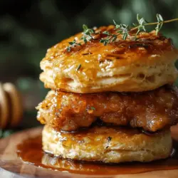 If you're looking to elevate your comfort food game, look no further than Sweet & Spicy Delight: Hot Honey Chicken Biscuits. This recipe combines the warmth and heartiness of freshly baked biscuits with the irresistible flavor of crispy chicken thighs, all drizzled with a sweet and spicy hot honey sauce. The appeal of this dish lies not only in its bold flavor profile but also in its ability to bring family and friends together around the dinner table, evoking feelings of nostalgia and comfort.