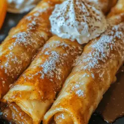 Air Fryer Apple Pie Taquitos combine the comforting flavors of traditional apple pie with the convenience of a handheld treat. This innovative dessert takes the classic taste of apple pie and transforms it into a fun, portable snack that’s perfect for any occasion. Imagine warm, spiced apple filling wrapped snugly in a crispy tortilla shell, ready to be enjoyed on the go or served at a cozy family gathering. Whether you need a quick dessert or a delightful snack, these taquitos deliver a satisfying crunch along with the sweetness of fresh apples.