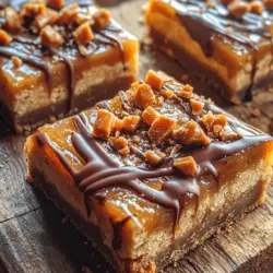 If you're on the hunt for a dessert that combines irresistible flavors and delightful textures, look no further than Crunchy Butterfinger Caramel Delight Bars. This decadent treat merges the rich flavor of Butterfinger candy bars with a luscious layer of caramel, all nestled atop a buttery, oats-based crust. The contrast between the crispy, crunchy top layer and the gooey caramel creates a delightful experience for your taste buds, making these bars a favorite among sweet-tooths everywhere.