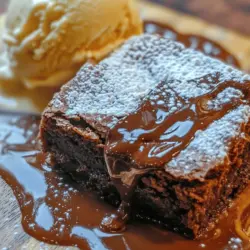 The key to baking the perfect chocolate lava brownies lies in selecting high-quality ingredients. Each component plays a crucial role in not only the flavor but also the texture of the final product. Let’s break down each ingredient to understand their significance: