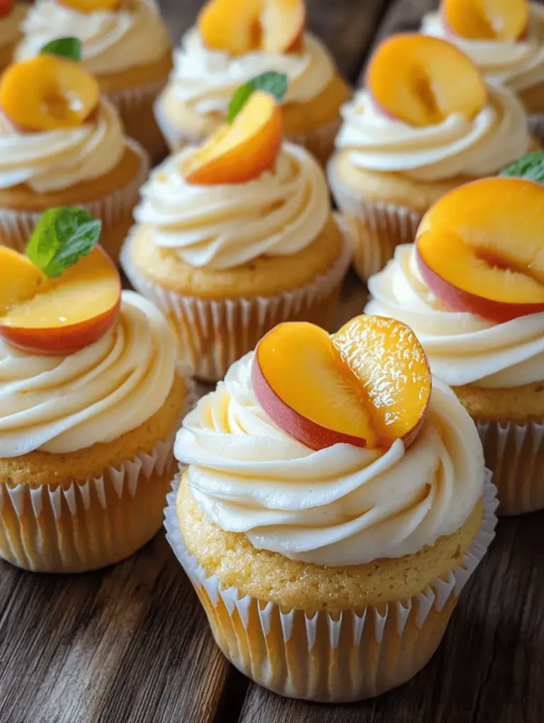 When it comes to flavor, Honey Peach Cream Cheese Cupcakes offer a symphony of tastes that dance on the palate. The sweetness of honey, combined with the juicy ripeness of peaches, creates a delightful, fruity flavor that is perfect for warm weather. Honey, a natural sweetener, introduces a floral note that elevates the overall taste of the cupcakes. It complements the peaches beautifully, enhancing their natural sweetness without overpowering it.